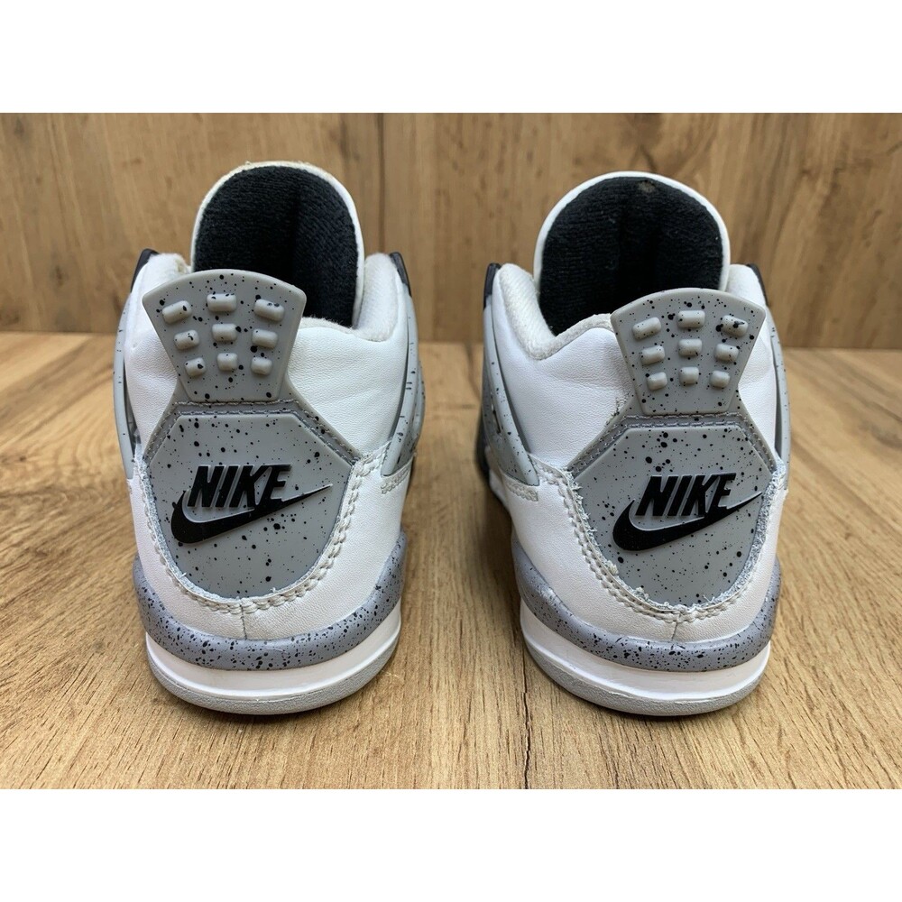 Nike Air Jordan 4 Retro TD White Cement IB4388-100 Toddler Kids Size 11C Shoes - Picture 7 of 12